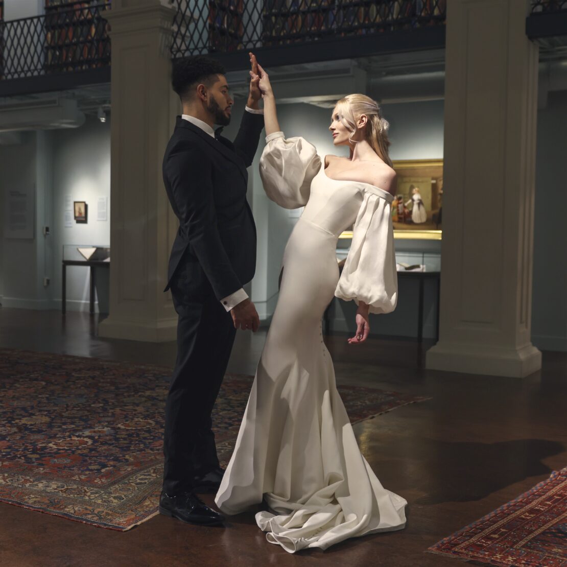 Boston Athenaeum wedding photoshoot behind the scenes
