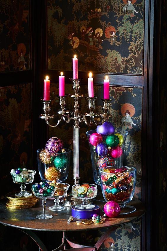 jewel tone decor Holiday Event Inspiration with The Catered Affair